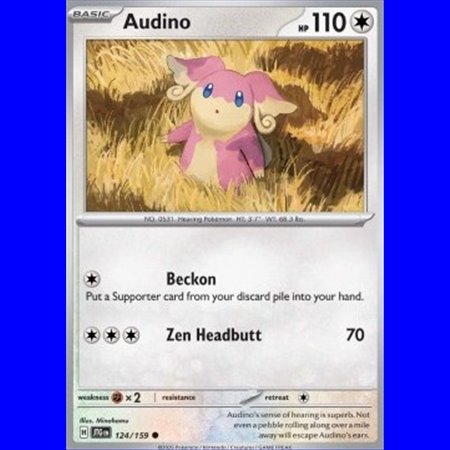JTG 124 - Audino - Reverse Holo