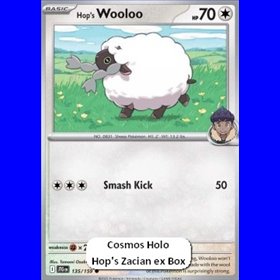 JTG 135 - Hop's Wooloo - Cosmos Holo