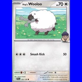 JTG 135 - Hop's Wooloo - Reverse Holo