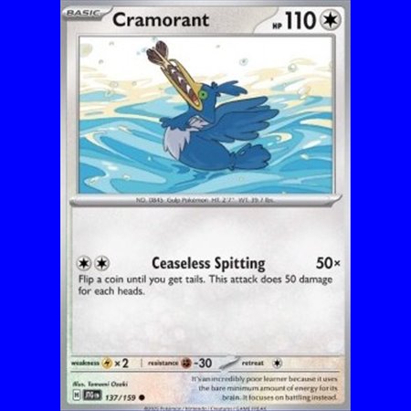 JTG 137 - Cramorant - Reverse Holo