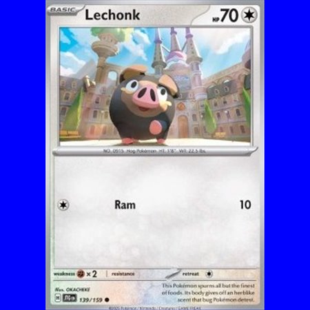 JTG 139 - Lechonk - Reverse Holo