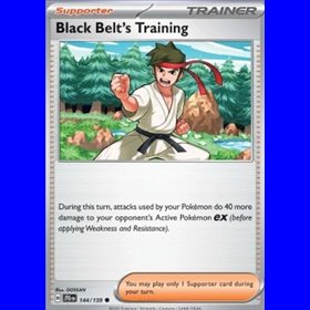 JTG 144 - Black Belt's Training - Reverse Holo