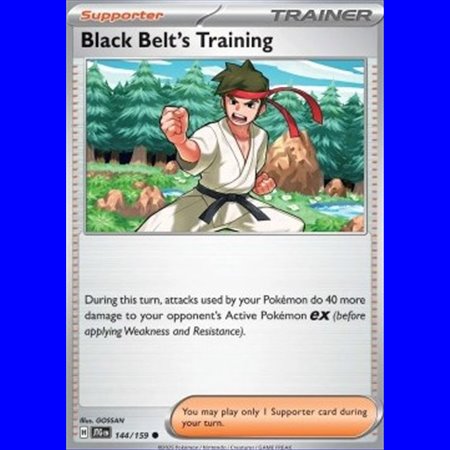 JTG 144 - Black Belt's Training - Reverse Holo