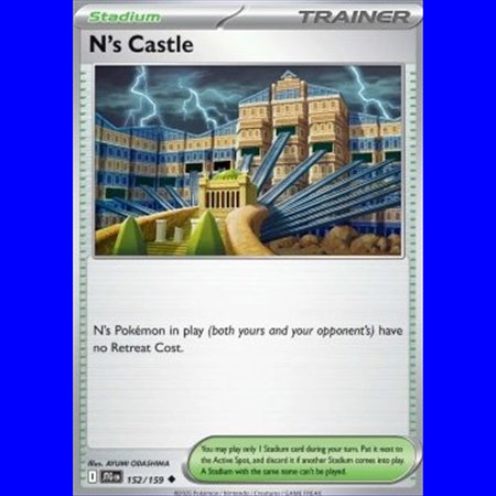 JTG 152 - N's Castle - Reverse Holo