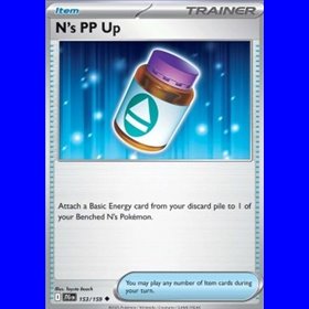 JTG 153 - N's PP Up - Reverse Holo