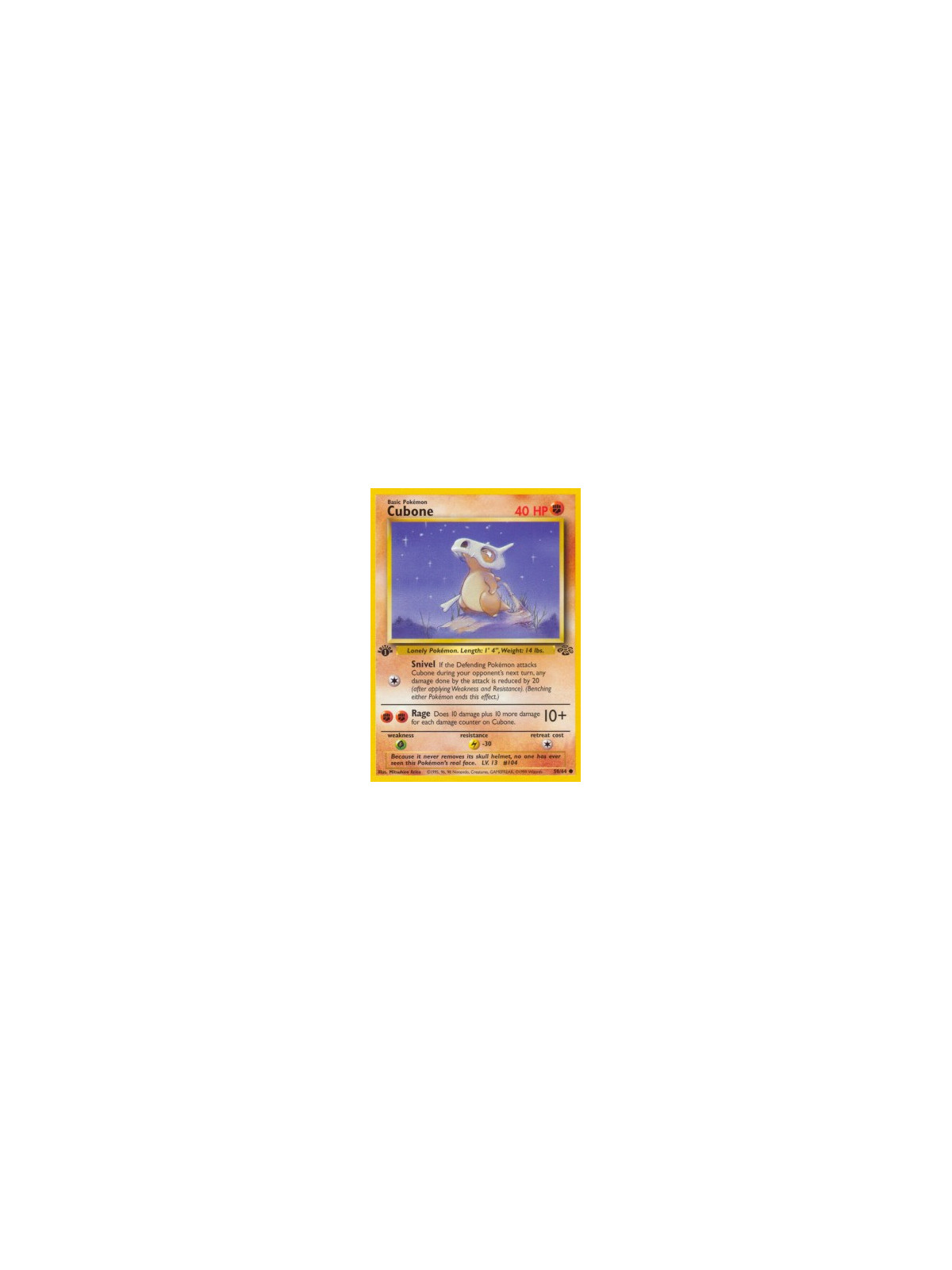 JUNL 050 - Cubone - 1e Editie