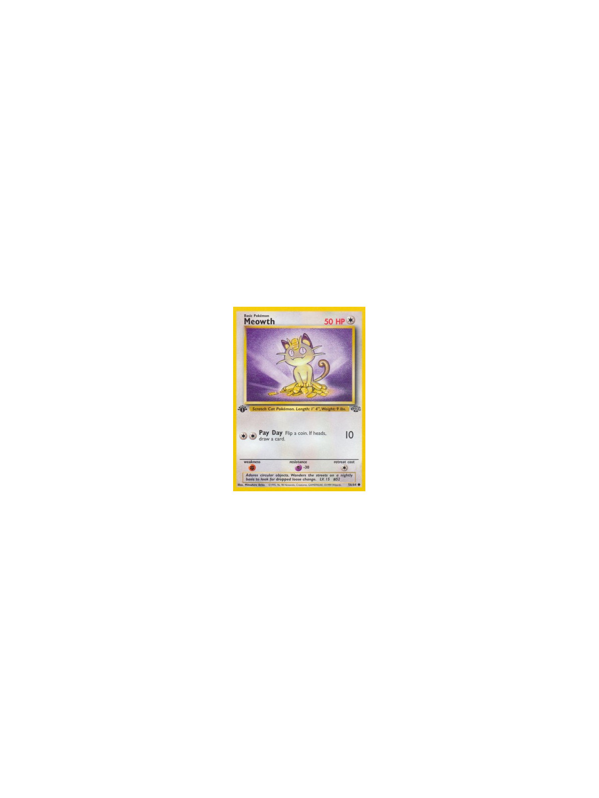 JUNL 056 - Meowth - 1ste Editie