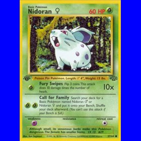 JUNL 057 - Nidoran - 1e Editie