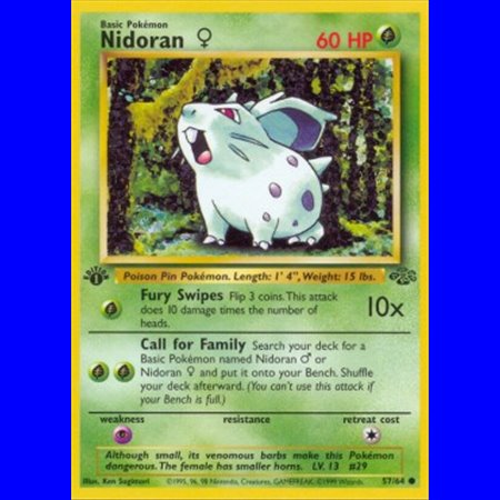 JUNL 057 - Nidoran - 1e Editie