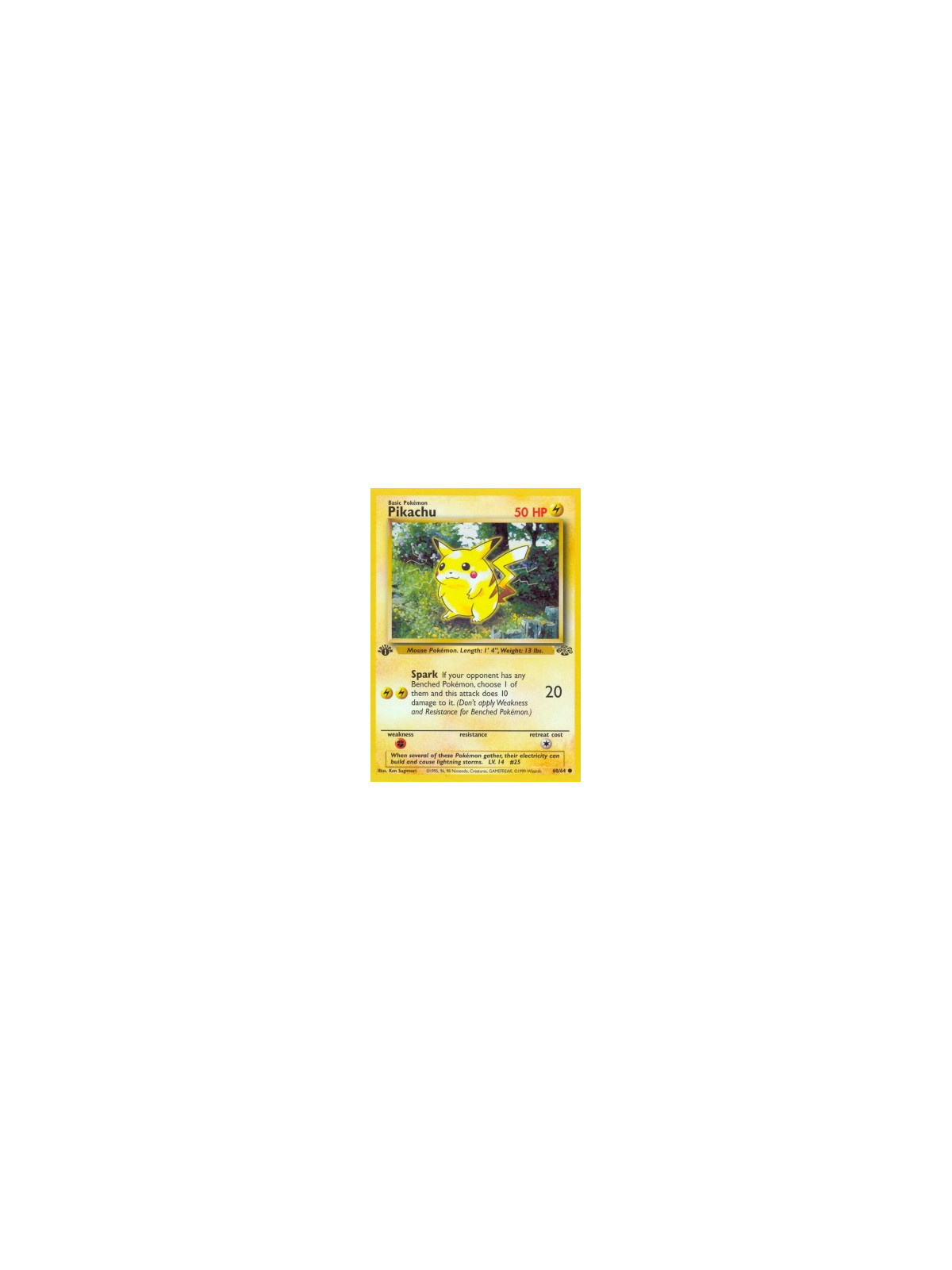 JUNL 060 - Pikachu - 1ste Editie