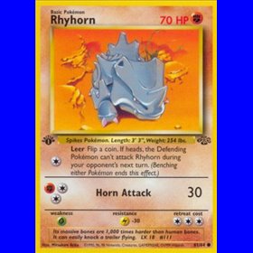 JUNL 061 - Rhyhorn - 1ste Editie JUNL 061 - Rhyhorn - 1ste Editie