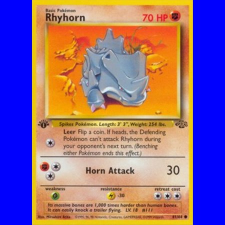 JUNL 061 - Rhyhorn - 1ste Editie
