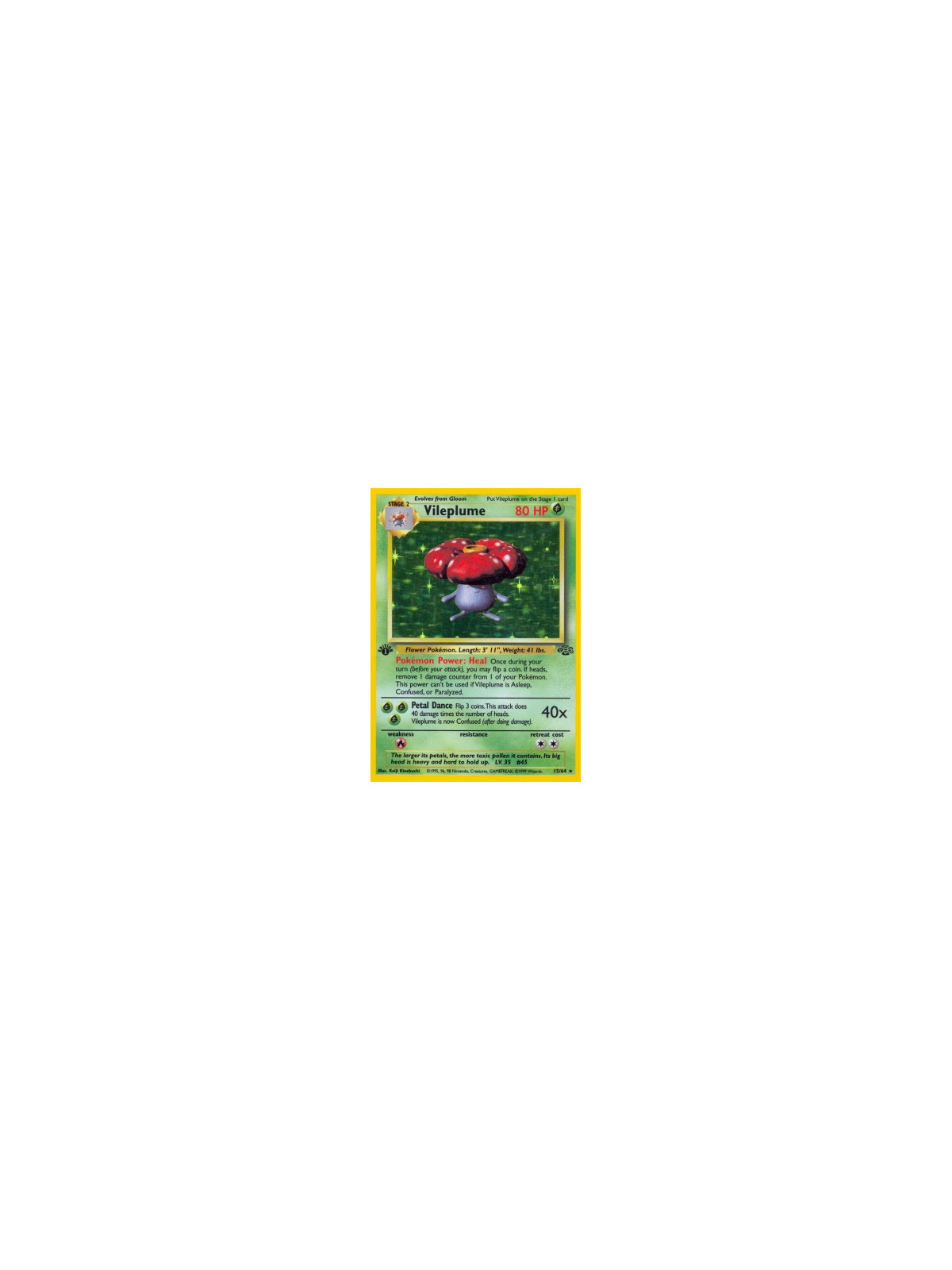 JUNL 015 - Vileplume - 1ste Editie