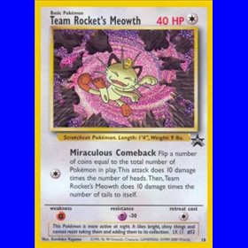 WP 018 - Team Rocket�s Meowth WP 018 - Team Rocket�s Meowth