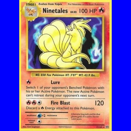 EVO 015 - Ninetales - Reverse Holo