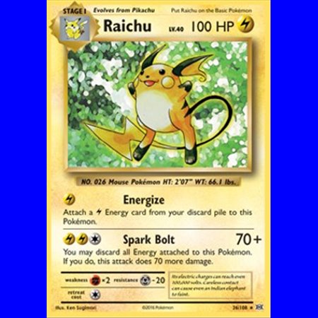 EVO 036 - Raichu - Holo