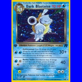 TR 003 - Dark Blastoise -1st Edition TR 003 - Dark Blastoise -1st Edition
