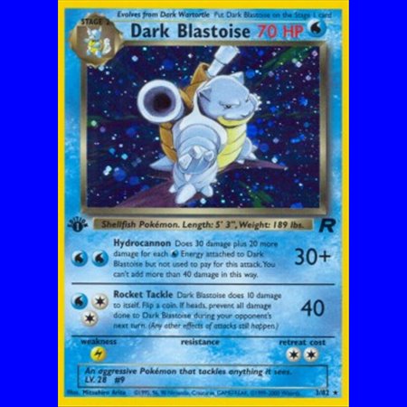 TR 003 - Dark Blastoise -1st Edition
