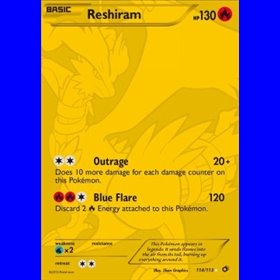 LTR 114 - Reshiram LTR 114 - Reshiram