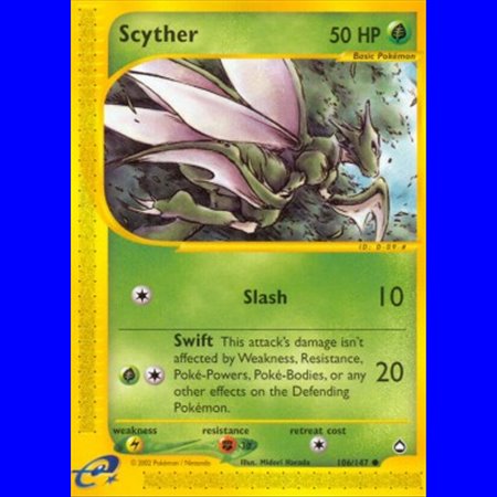 AQ 106 - Scyther - Reverse Holo