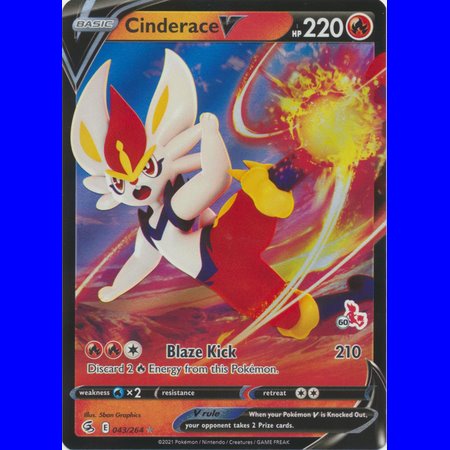 FST 043 - Cinderace V - Stamped