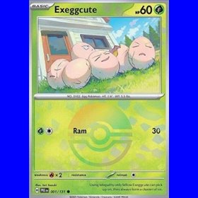 PRE 001 - Exeggcute - PokeBall Reverse Holo
