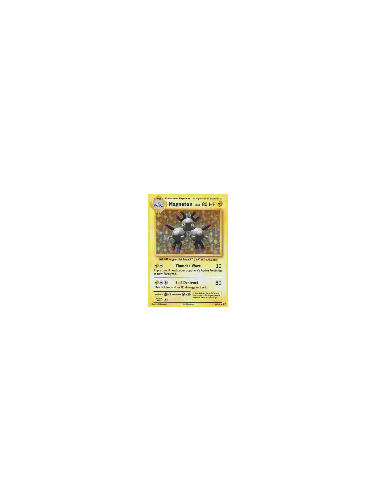 EVO 038 - Magneton - Reverse Holo