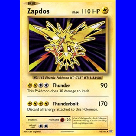 EVO 042 - Zapdos - Reverse Holo