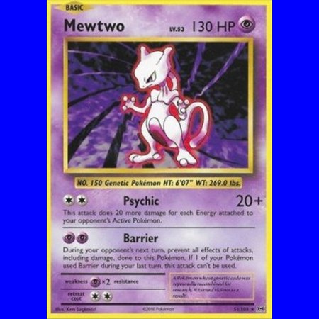 EVO 051 - Mewtwo - Reverse Holo