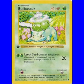 BS 044 - Bulbasaur - 1e Editie