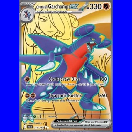 DRI 215 - Cynthia's Garchomp ex