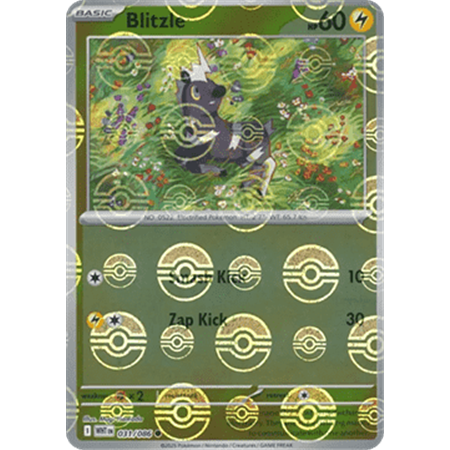 WHT 031 - Blitzle - PokeBall Reverse Holo