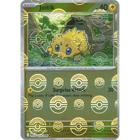 WHT 033 - Joltik - PokeBall Reverse Holo