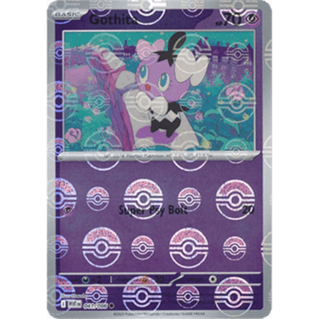 WHT 041 - Gothita - PokeBall Reverse Holo