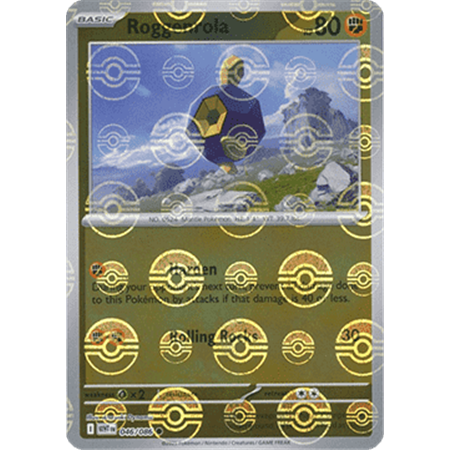 WHT 046 - Roggenrola - PokeBall Reverse Holo