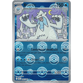 BLK 026 - Beartic - PokeBall Reverse Holo BLK 026 - Beartic - PokeBall Reverse Holo