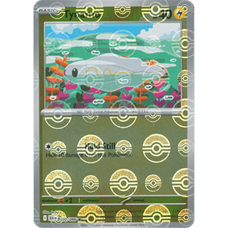 BLK 030 - Tynamo - PokeBall Reverse Holo