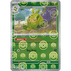 WHT 002 - Swadloon - PokeBall Reverse Holo WHT 002 - Swadloon - PokeBall Reverse Holo
