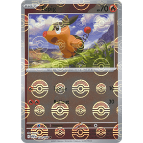 WHT 011 - Tepig - PokeBall Reverse Holo WHT 011 - Tepig - PokeBall Reverse Holo