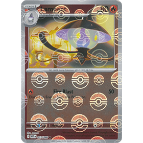 WHT 017 - Lampent - PokeBall Reverse Holo WHT 017 - Lampent - PokeBall Reverse Holo
