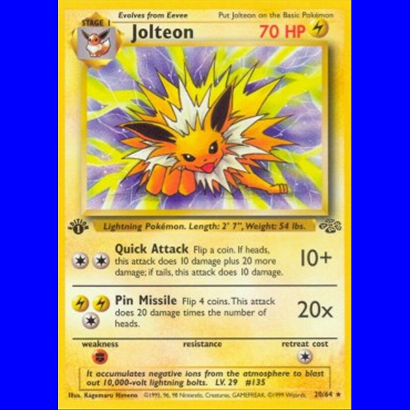 JUNL 020 - Jolteon - 1ste Editie