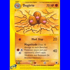 EX 044 - Dugtrio - Reverse Holo EX 044 - Dugtrio - Reverse Holo