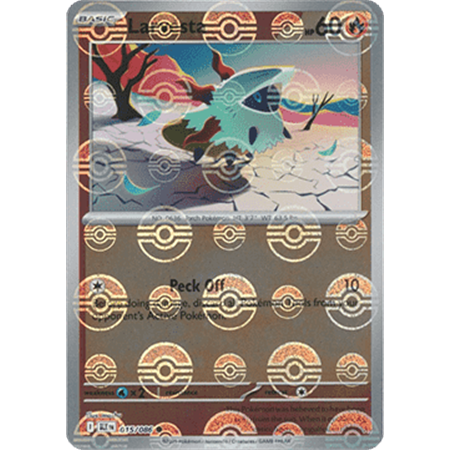 BLK 015 - Larvesta - PokeBall Reverse Holo
