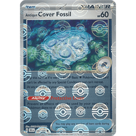 BLK 080 - Antique Cover Fossil - PokeBall Reverse Holo BLK 080 - Antique Cover Fossil - PokeBall Reverse Holo