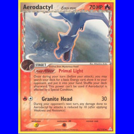HP 035 - Aerodactyl Delta Species - Reverse Holo