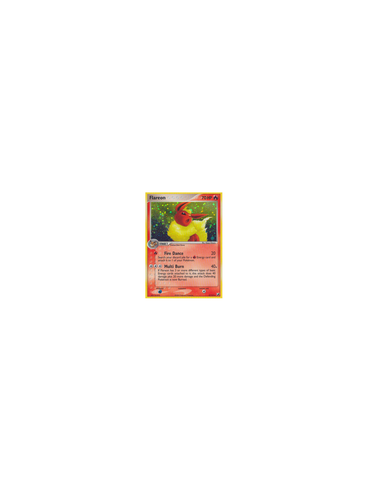 UF 005 - Flareon - Reverse Holo