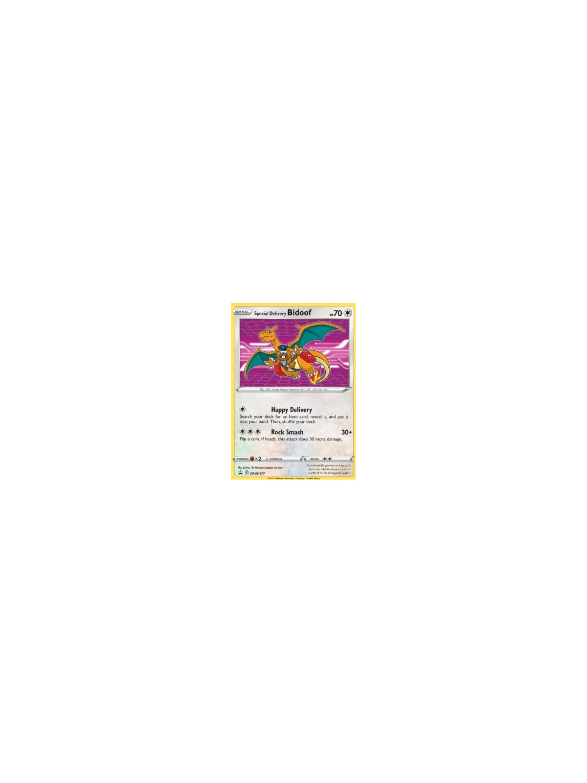 SWSH 177 - Special Delivery Bidoof
