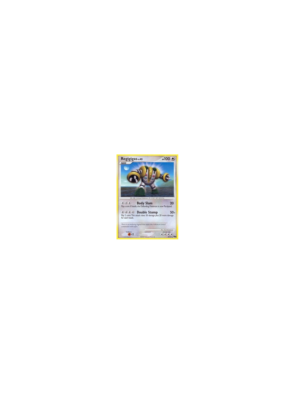 POP9 004 - Regigigas Lv.42