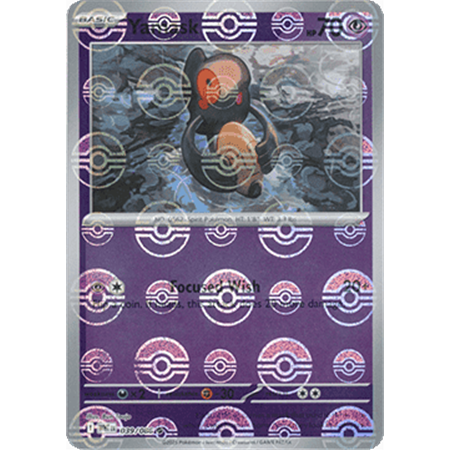 WHT 039 - Yamask - PokeBall Reverse Holo