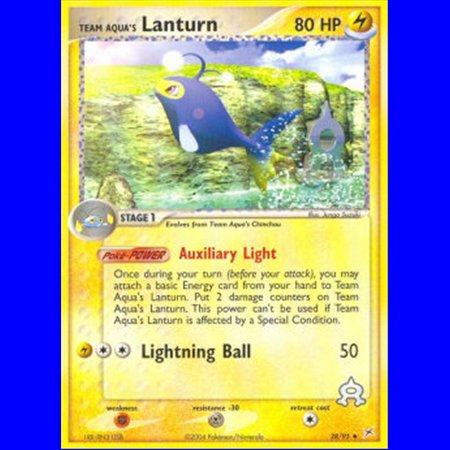 MA 028 - Team Aqua's Lanturn - Reverse Holo